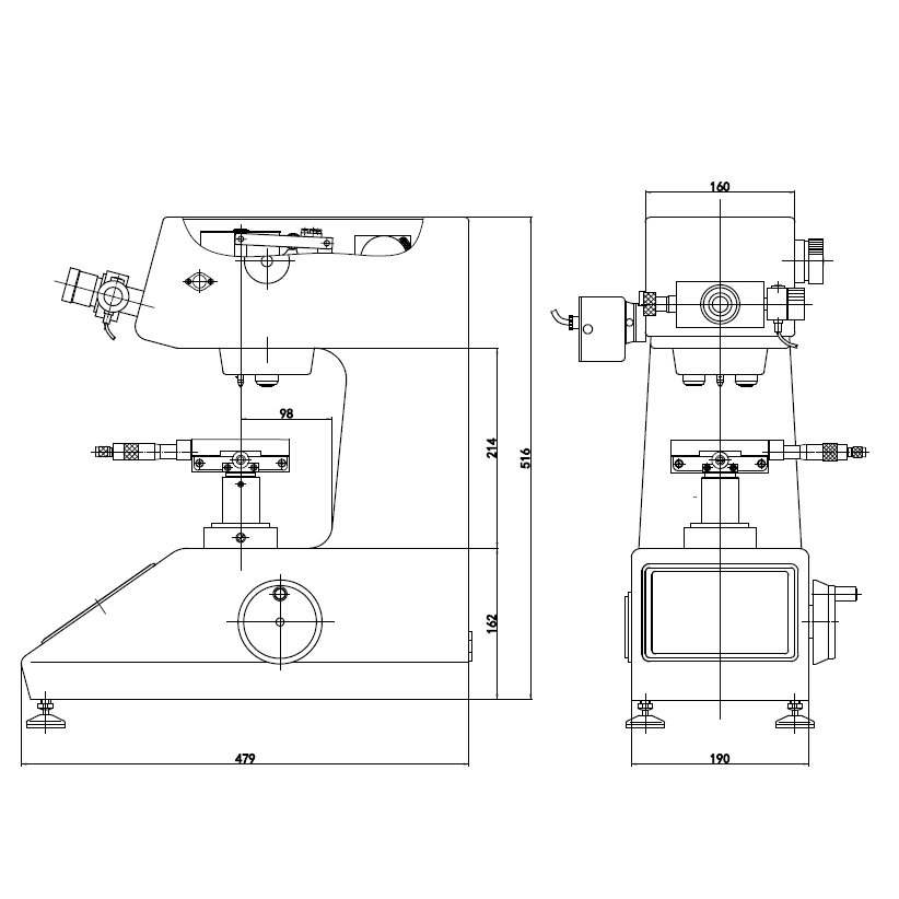 MVicky-1000PC触摸屏显微维氏硬度计