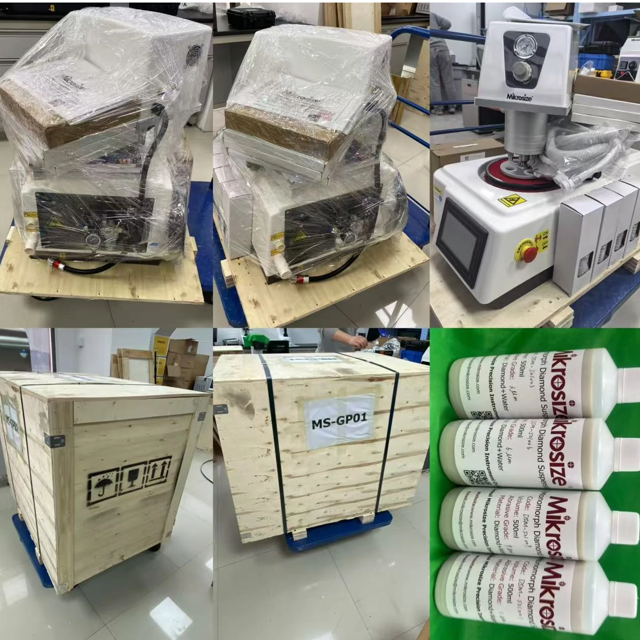 马来西亚的客户对磨削和抛光机器以及照相固化消耗品的质量非常满意。 