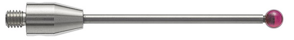 M4 &Oslash;6 mm红宝石测杆，碳化钨测杆，长度50 mm，有效工作长度40.7 mm