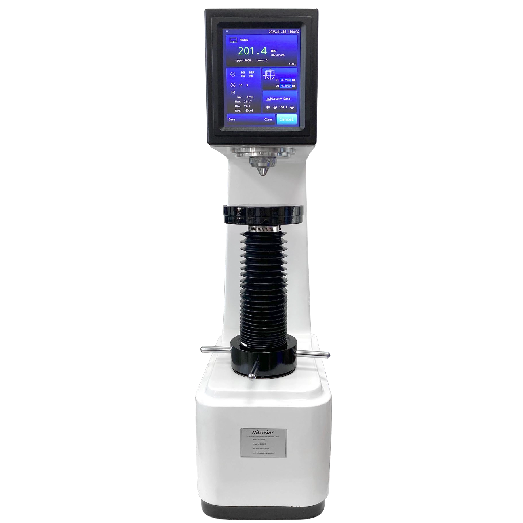 Mikrosize的数字Brinell硬度测试仪