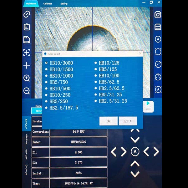 Ibrin-3000SA智能半自动Brinell硬度测试仪 