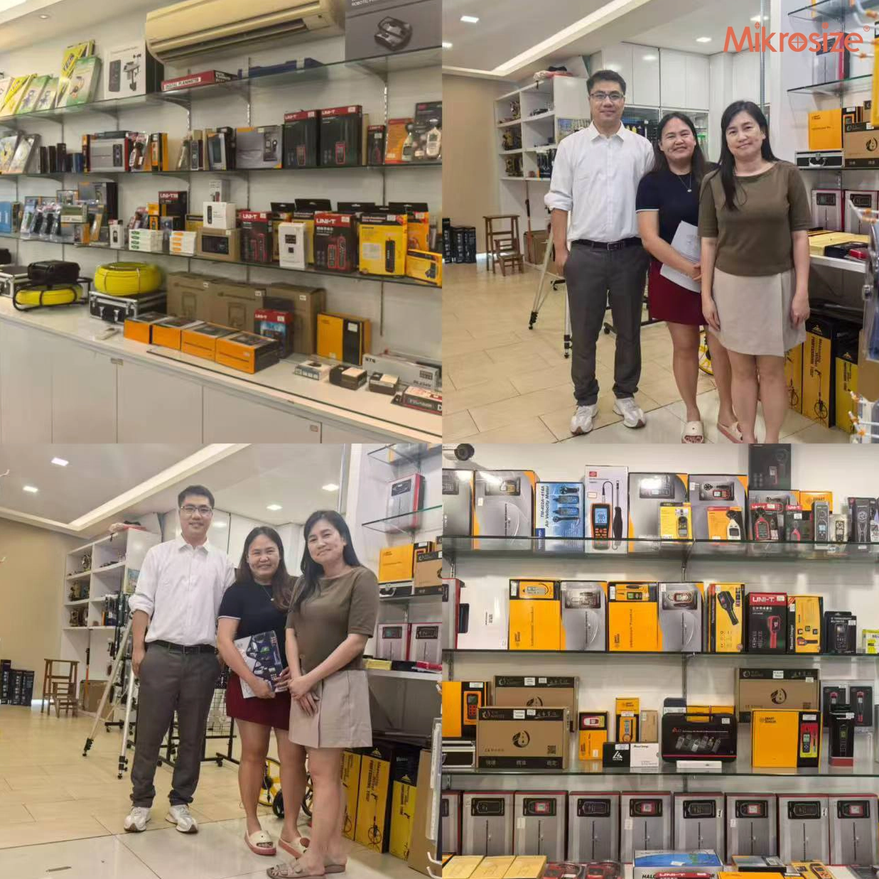 Mikrosize 的高级工程师正在与马来西亚的客户会面。