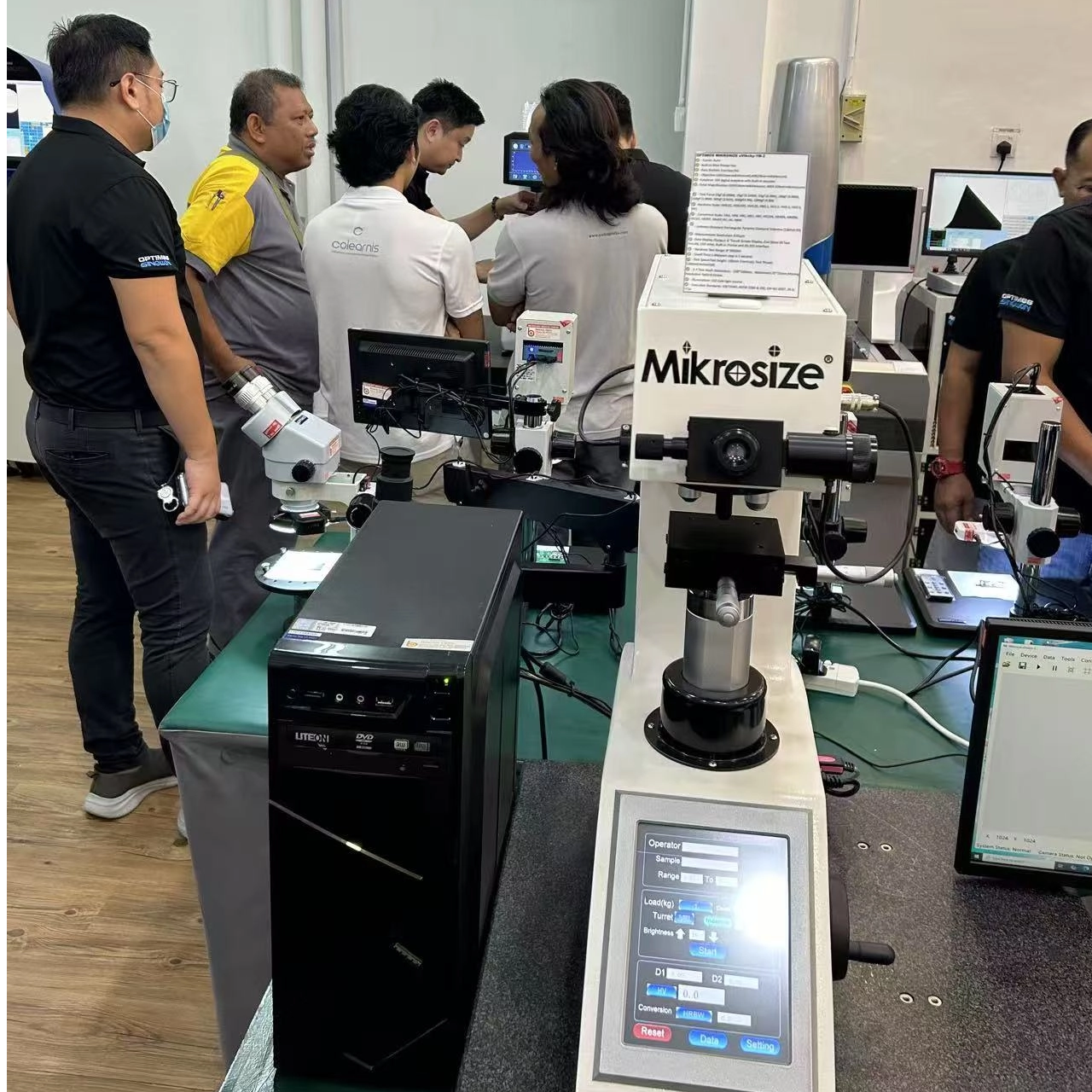 Mikrosize品牌硬度计惊艳亮相马来西亚展厅。