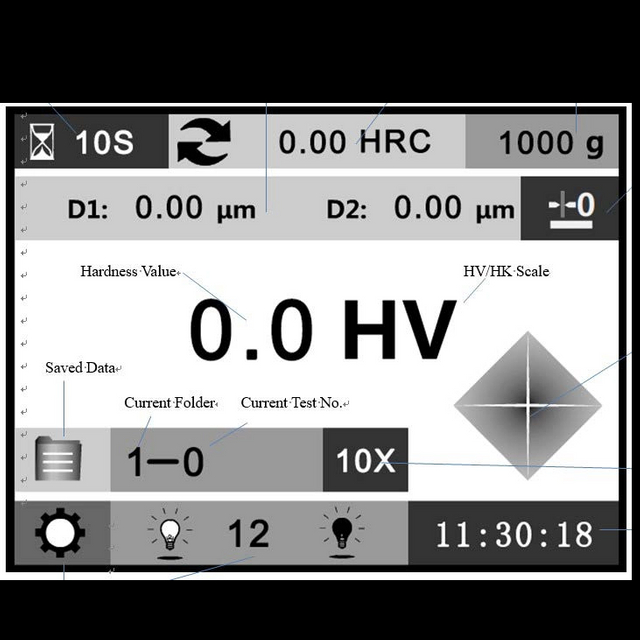 MVicky-10/50触摸屏宏观维氏硬度计