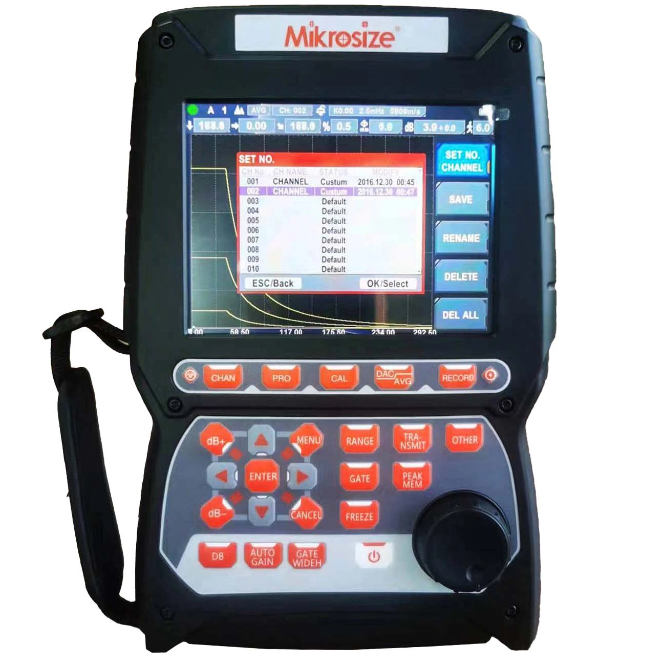 Mikrosize的超声波漏洞检测器 